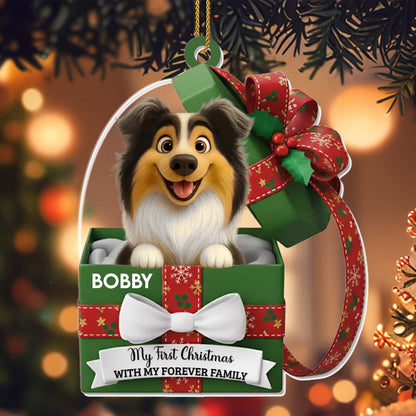 My First Christmas, Dog and Gift Boxes