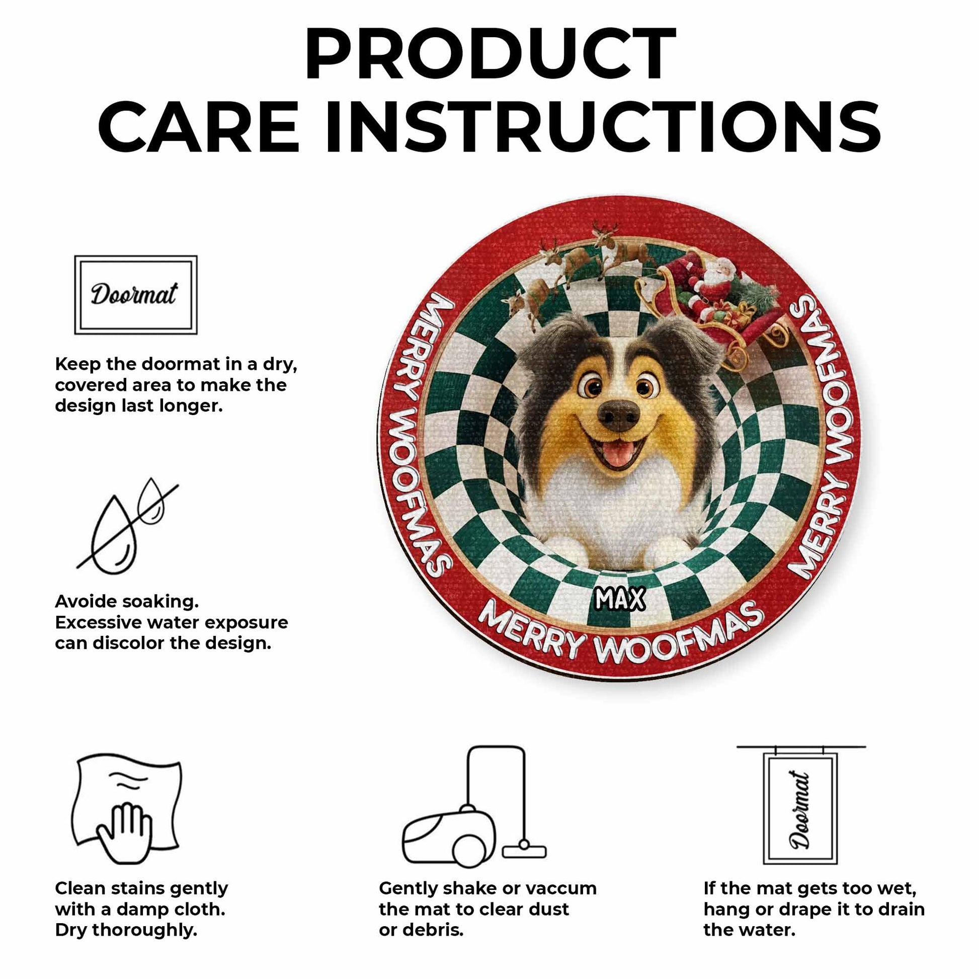 Merry Woofmas Is Merry Woofmas With Christmas Dog