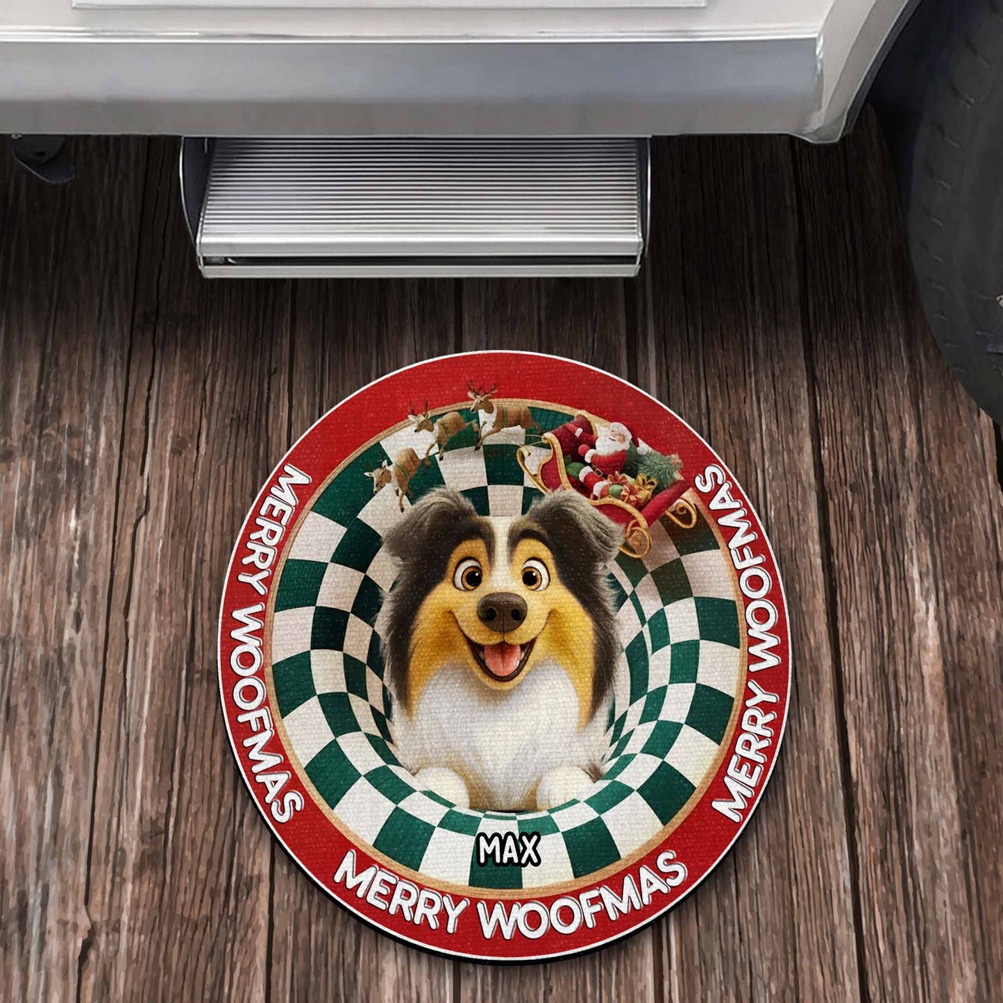 Merry Woofmas Is Merry Woofmas With Christmas Dog