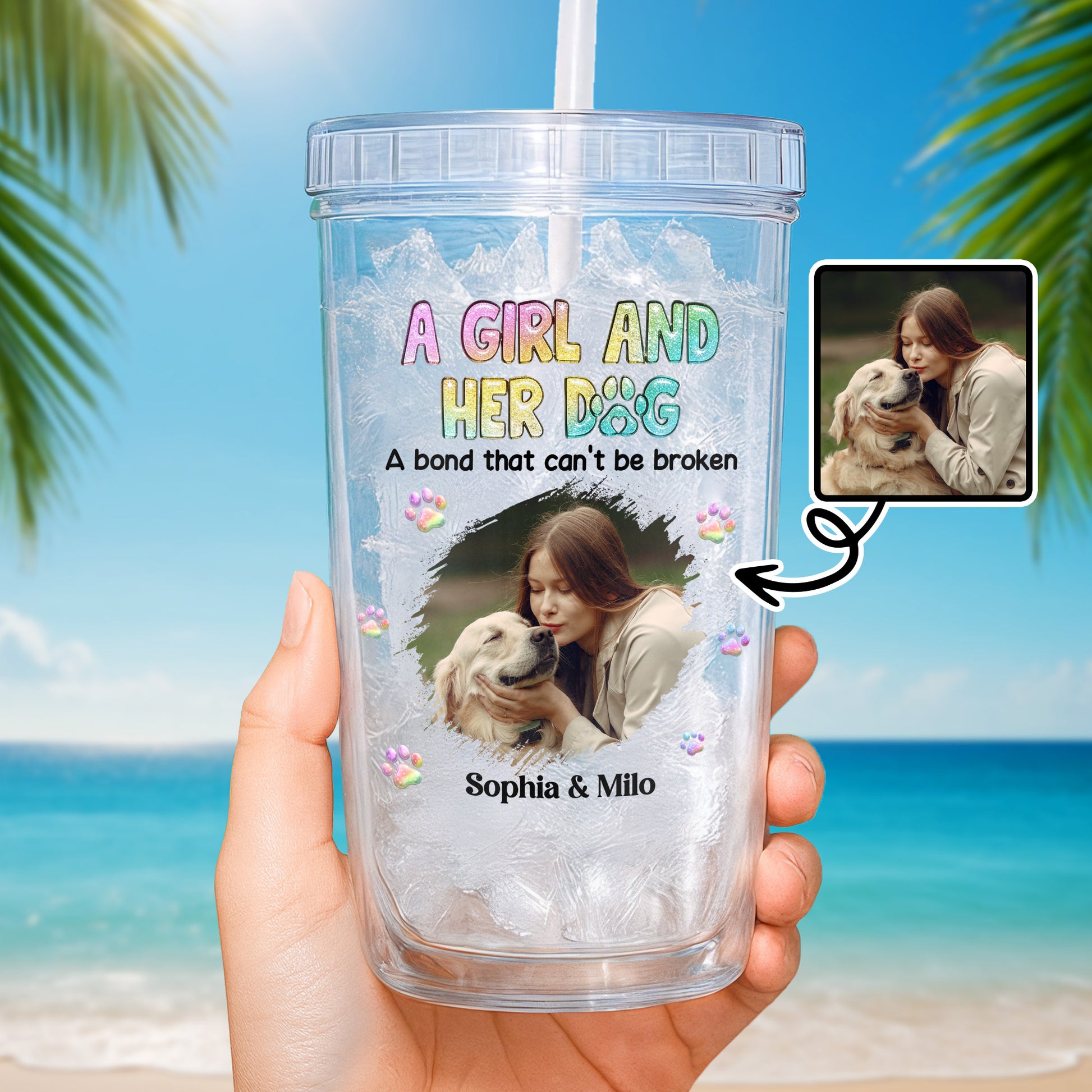 A Girl And Her Dog, A Bond That Can't Be Broken