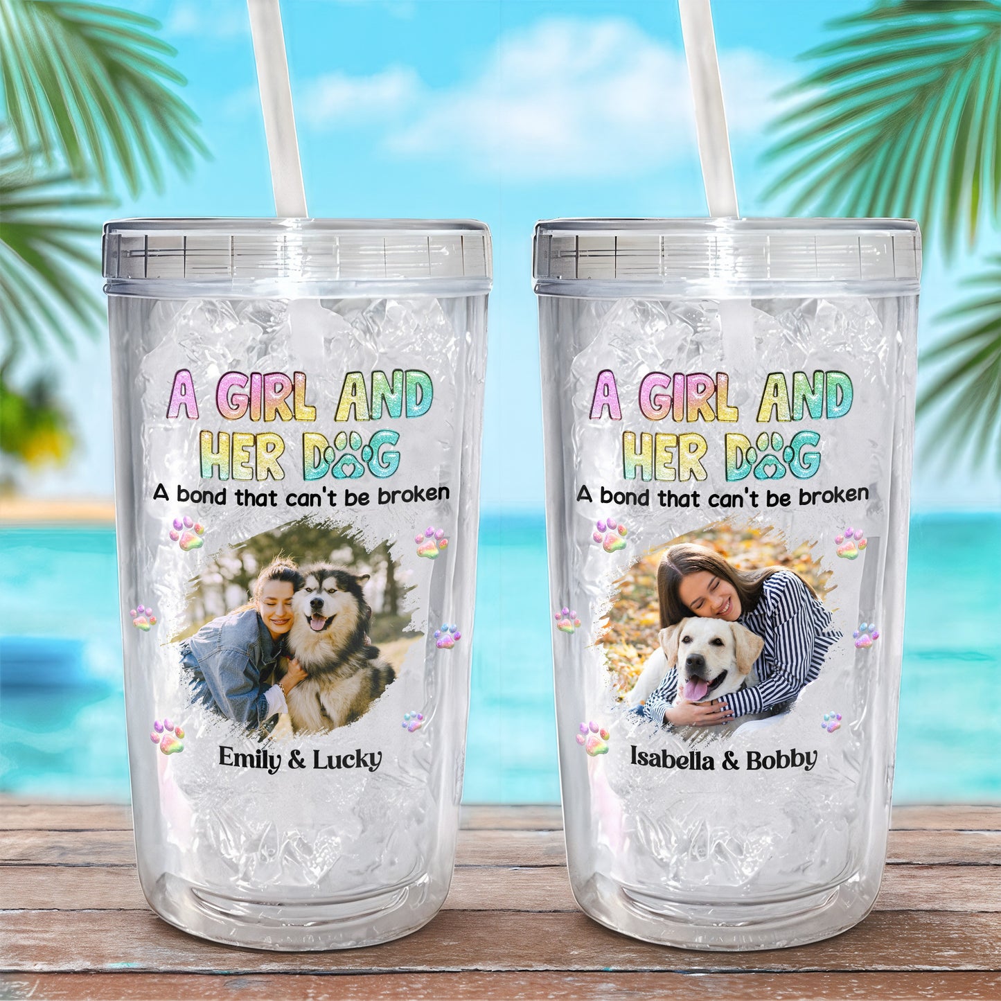 A Girl And Her Dog, A Bond That Can't Be Broken