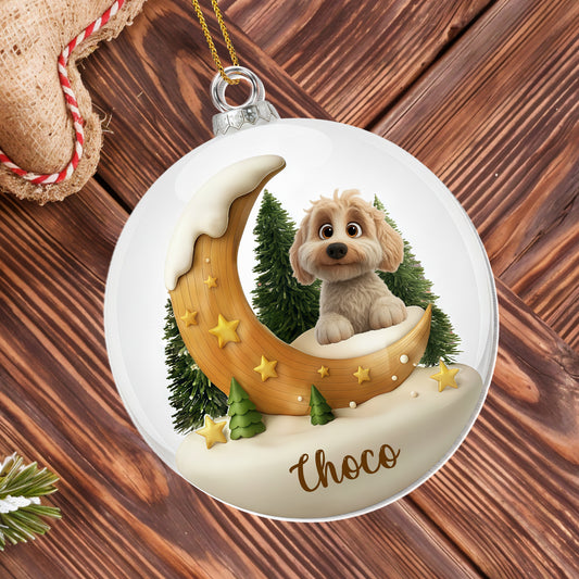 Celebrate Your Furry Friend With Dog And Moon Design