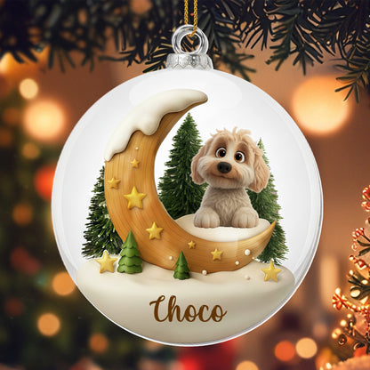 Celebrate Your Furry Friend With Dog And Moon Design
