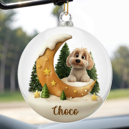 Celebrate Your Furry Friend With Dog And Moon Design