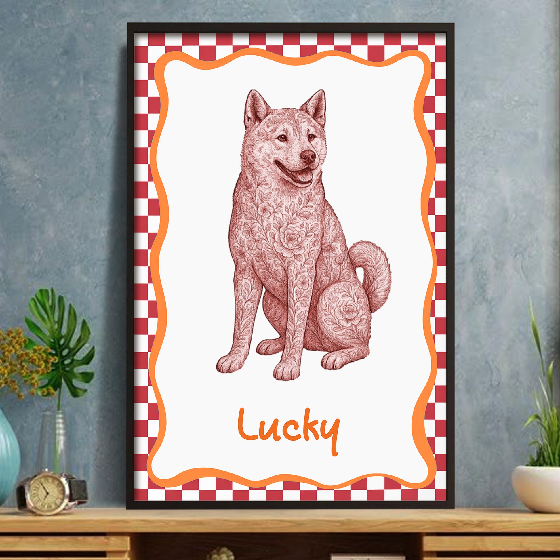 Celebrate Your Beloved Pet With Floral Tribute Dog Design