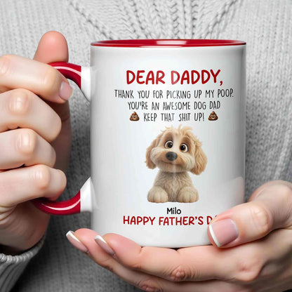 Dear Daddy Thank You For Picking Up My Poop Dog Dad