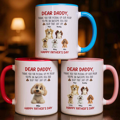 Dear Daddy Thank You For Picking Up My Poop Dog Dad