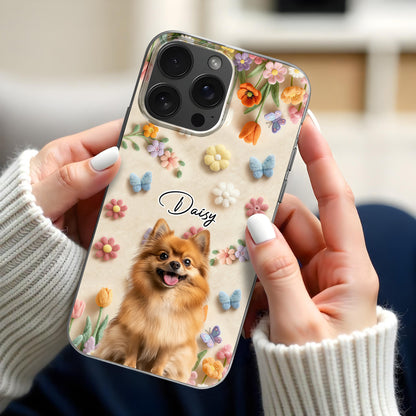 Daisy And Colorful Flowers And Butterflies Design