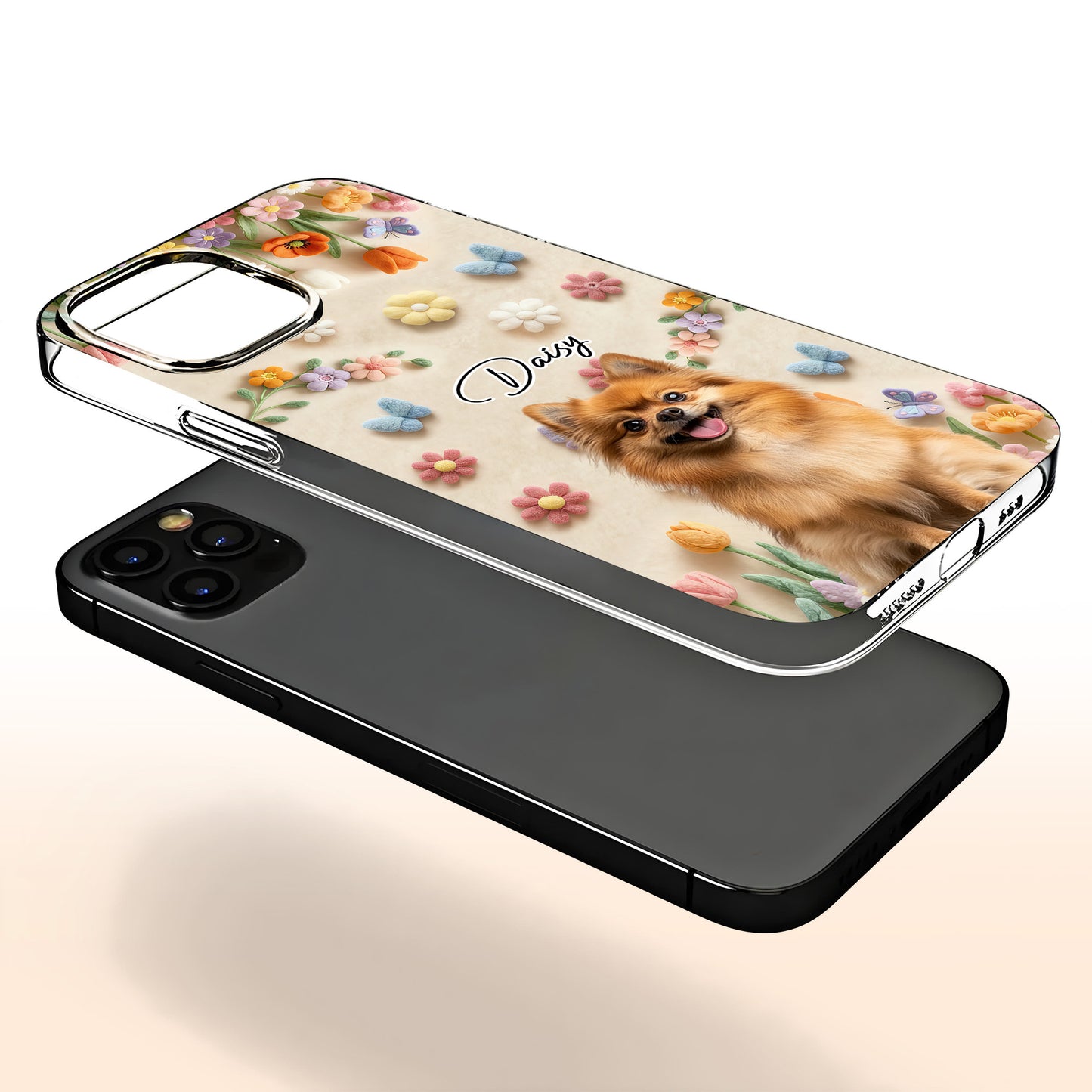 Daisy And Colorful Flowers And Butterflies Design