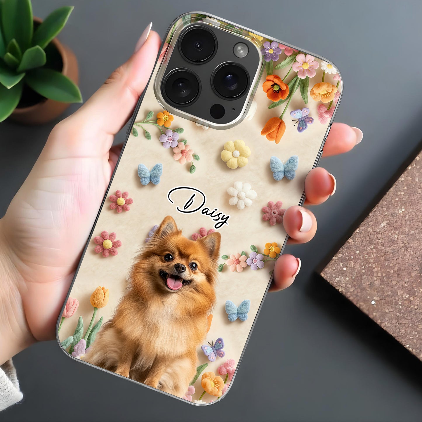 Daisy And Colorful Flowers And Butterflies Design