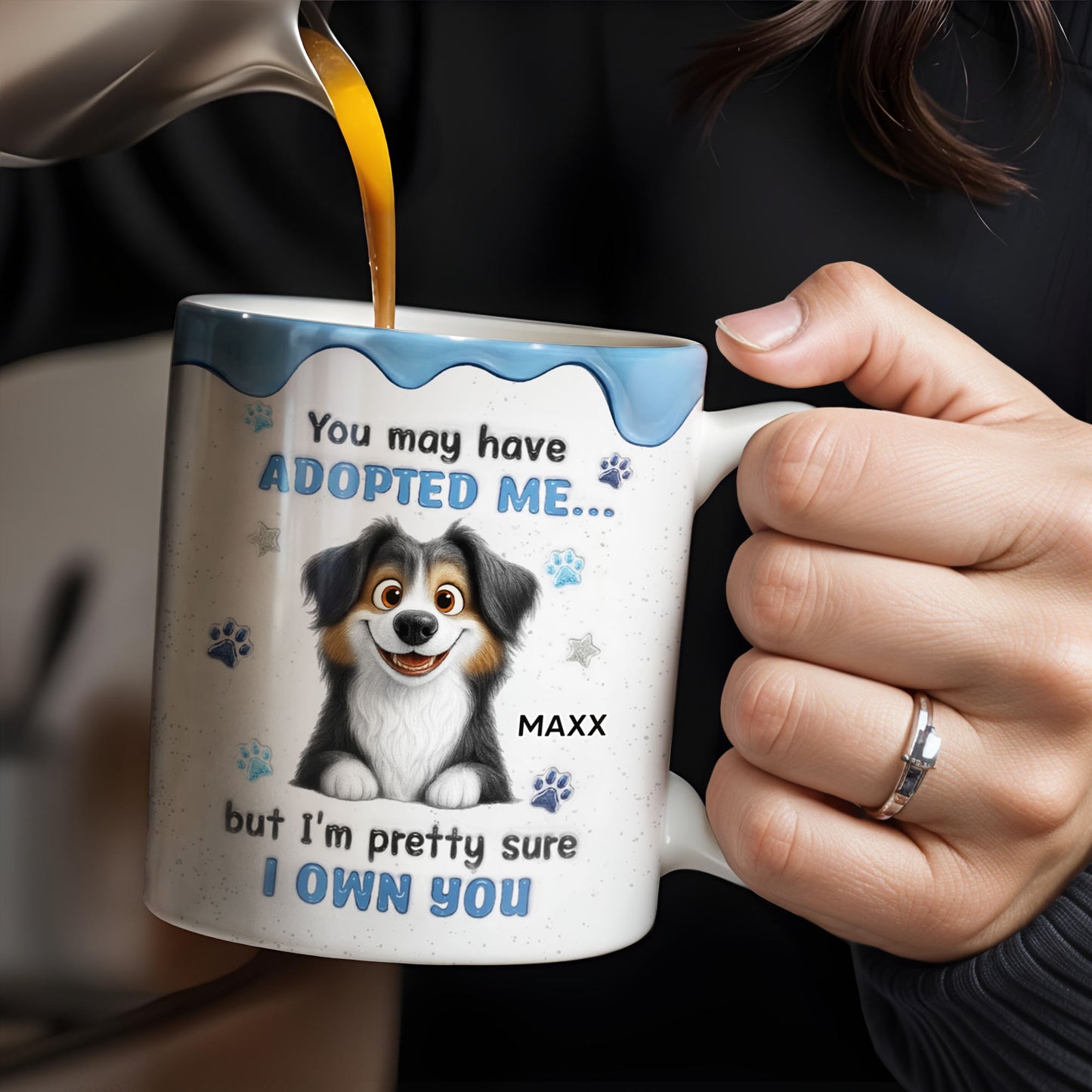 You May Have Adopted Me But I Own You, Dog Design