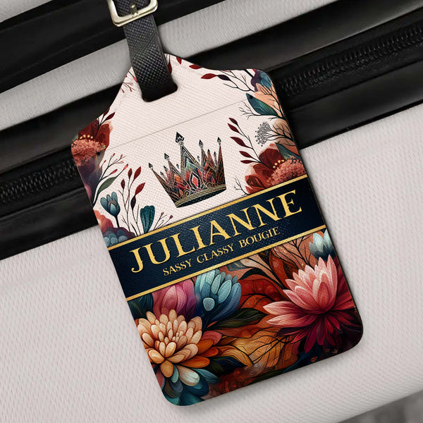 Sassy Classy Bougie, Elegant Floral Crown Design