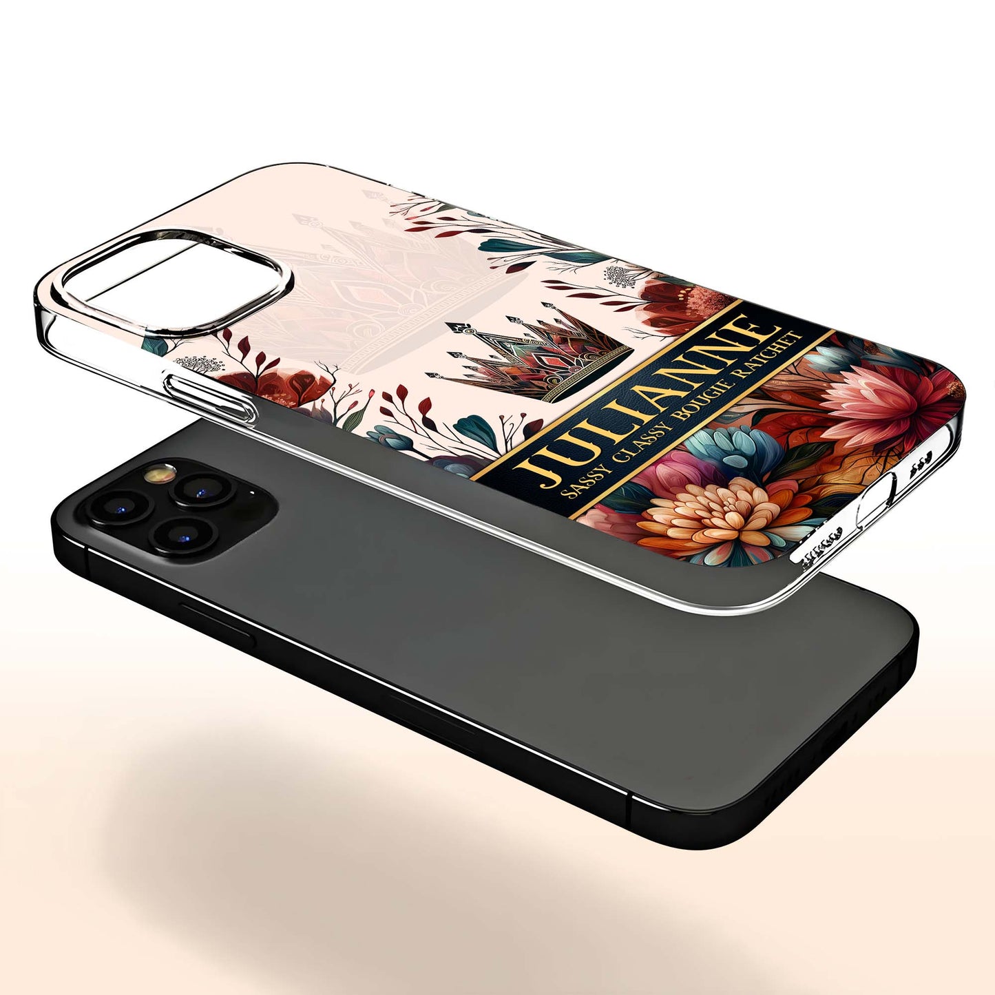 Sassy Classy Bougie Ratchet Crown And Flowers Design