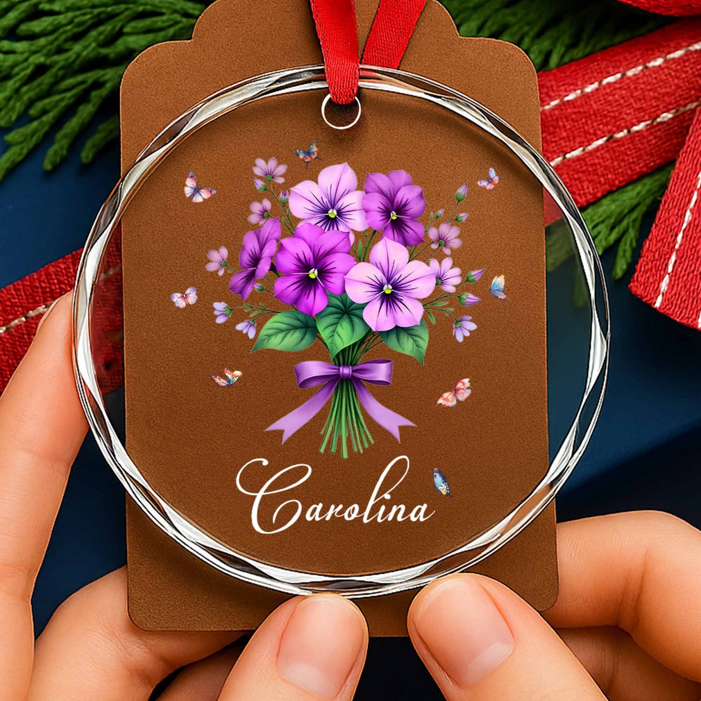 A Vibrant Bouquet Of Flowers Tied With A Classic Bow