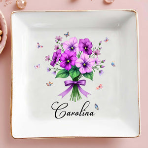 Charming Floral Design With Butterflies Perfect For Personalization