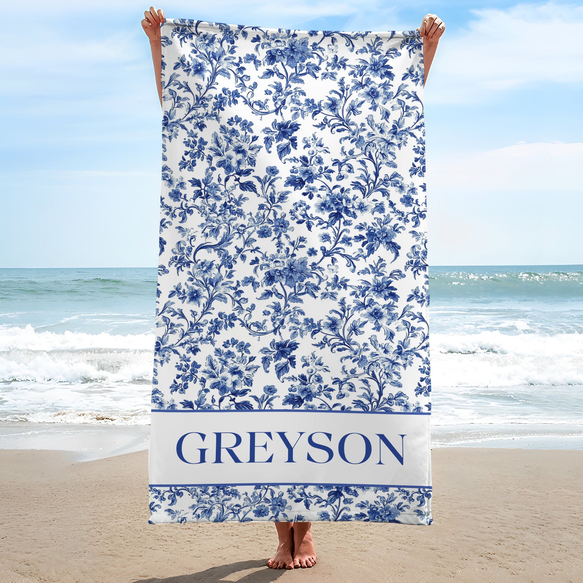 Beautiful Blue Floral Design Perfect For Any Occasion