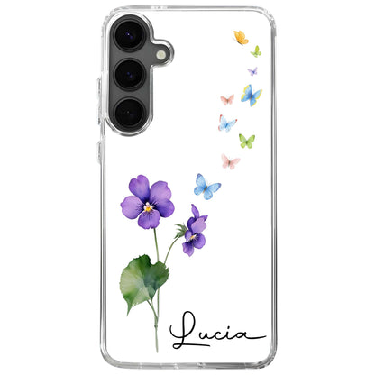 Beautiful Flowers And Butterflies Design