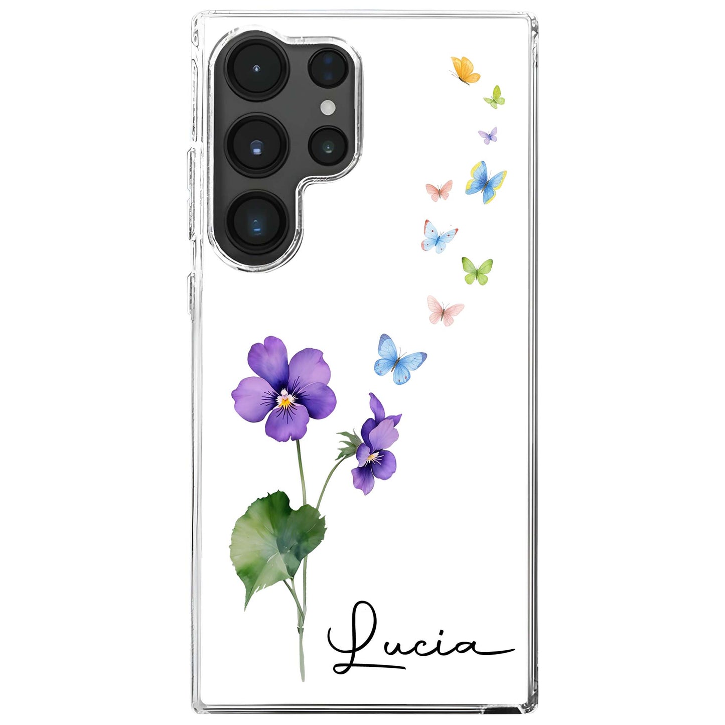 Beautiful Flowers And Butterflies Design