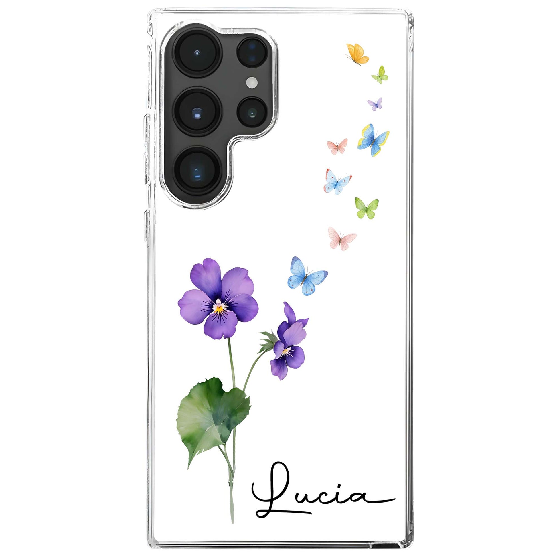 Beautiful Flowers And Butterflies Design