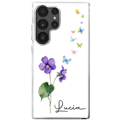 Beautiful Flowers And Butterflies Design