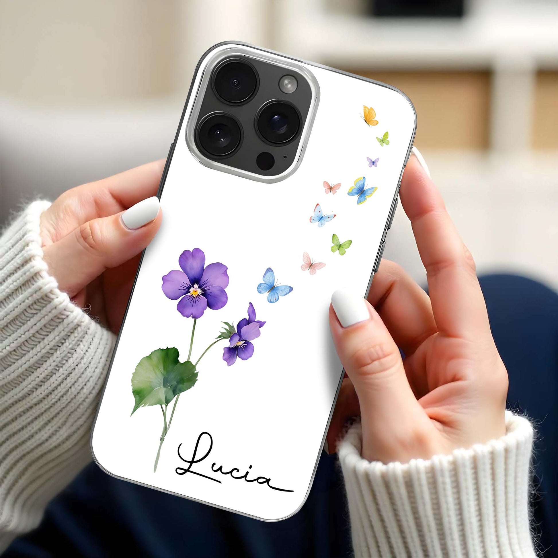 Beautiful Flowers And Butterflies Design