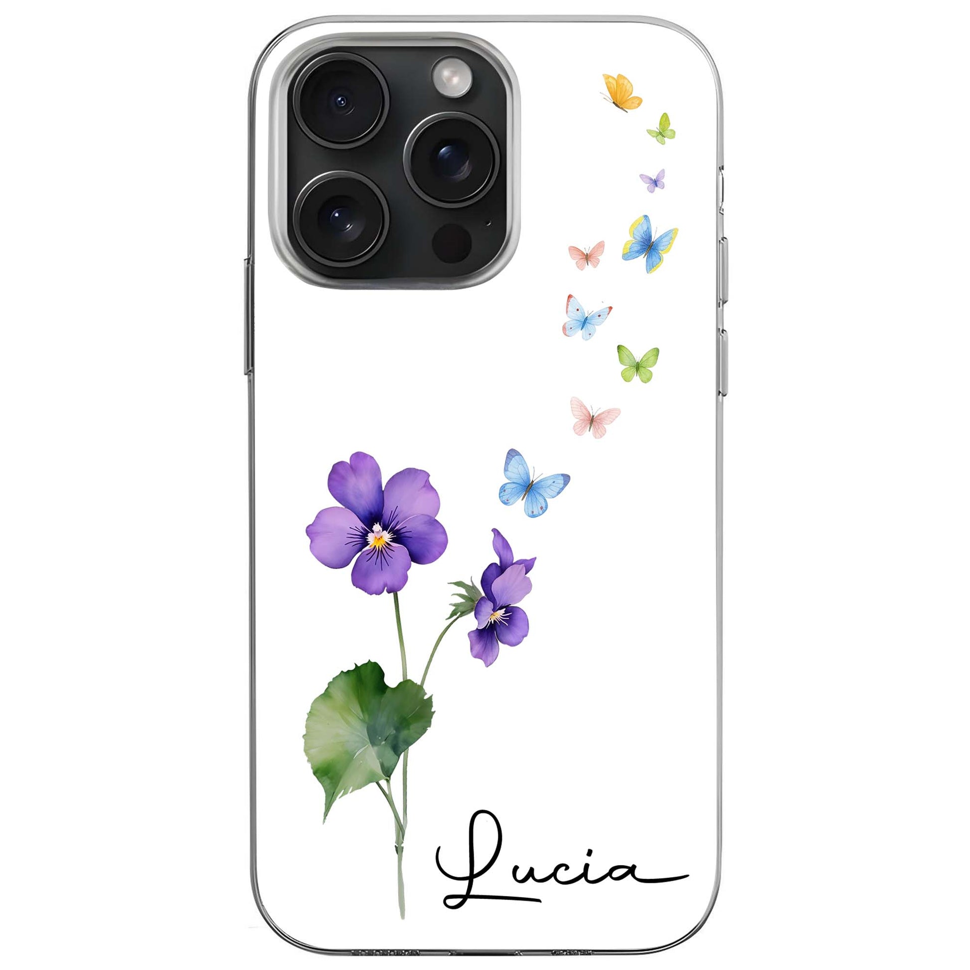 Beautiful Flowers And Butterflies Design