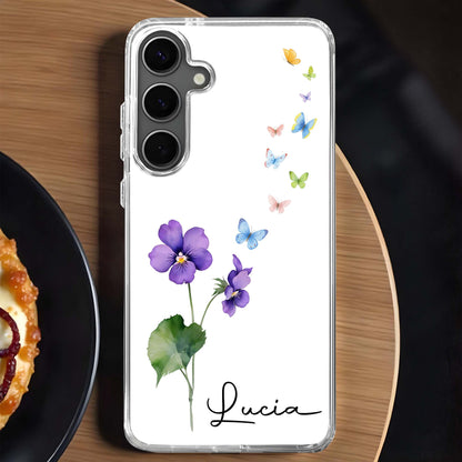 Beautiful Flowers And Butterflies Design