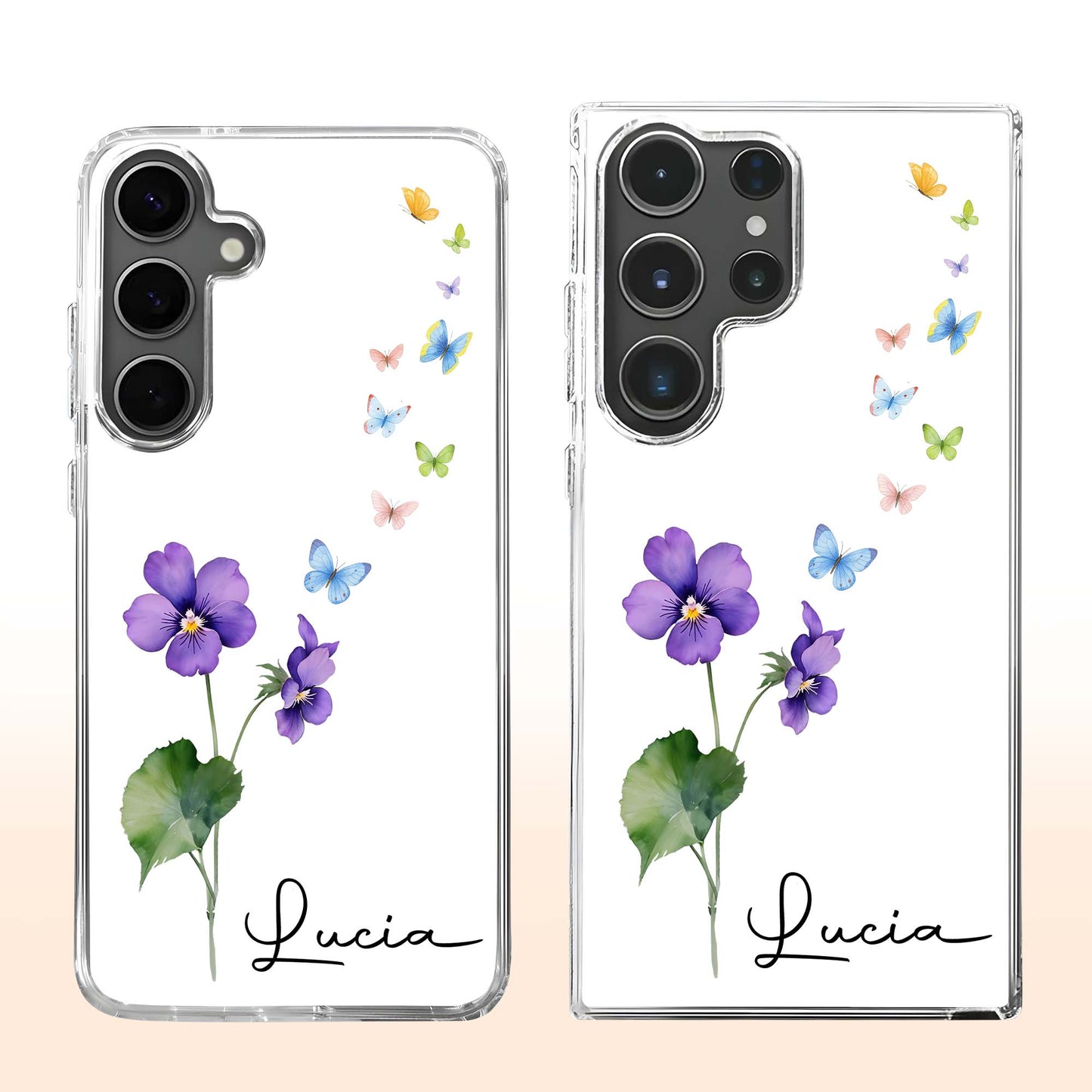 Beautiful Flowers And Butterflies Design