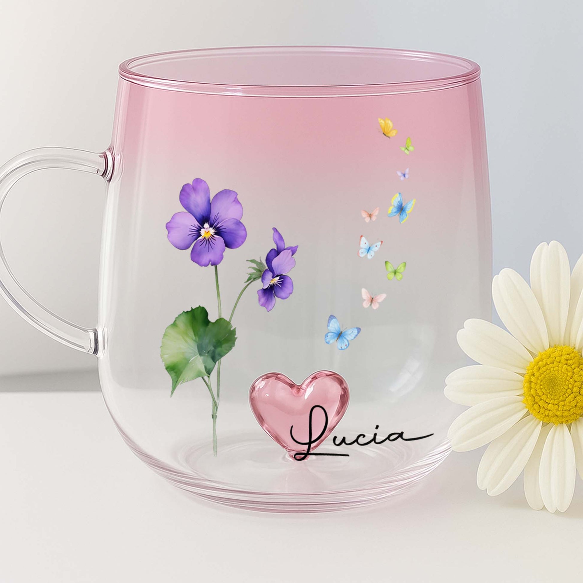 Celebrate A Special Moment With Vibrant Flowers And Butterflies