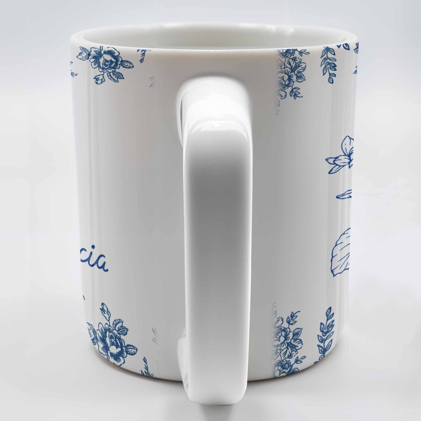 Personalize This Floral Coffee Mug