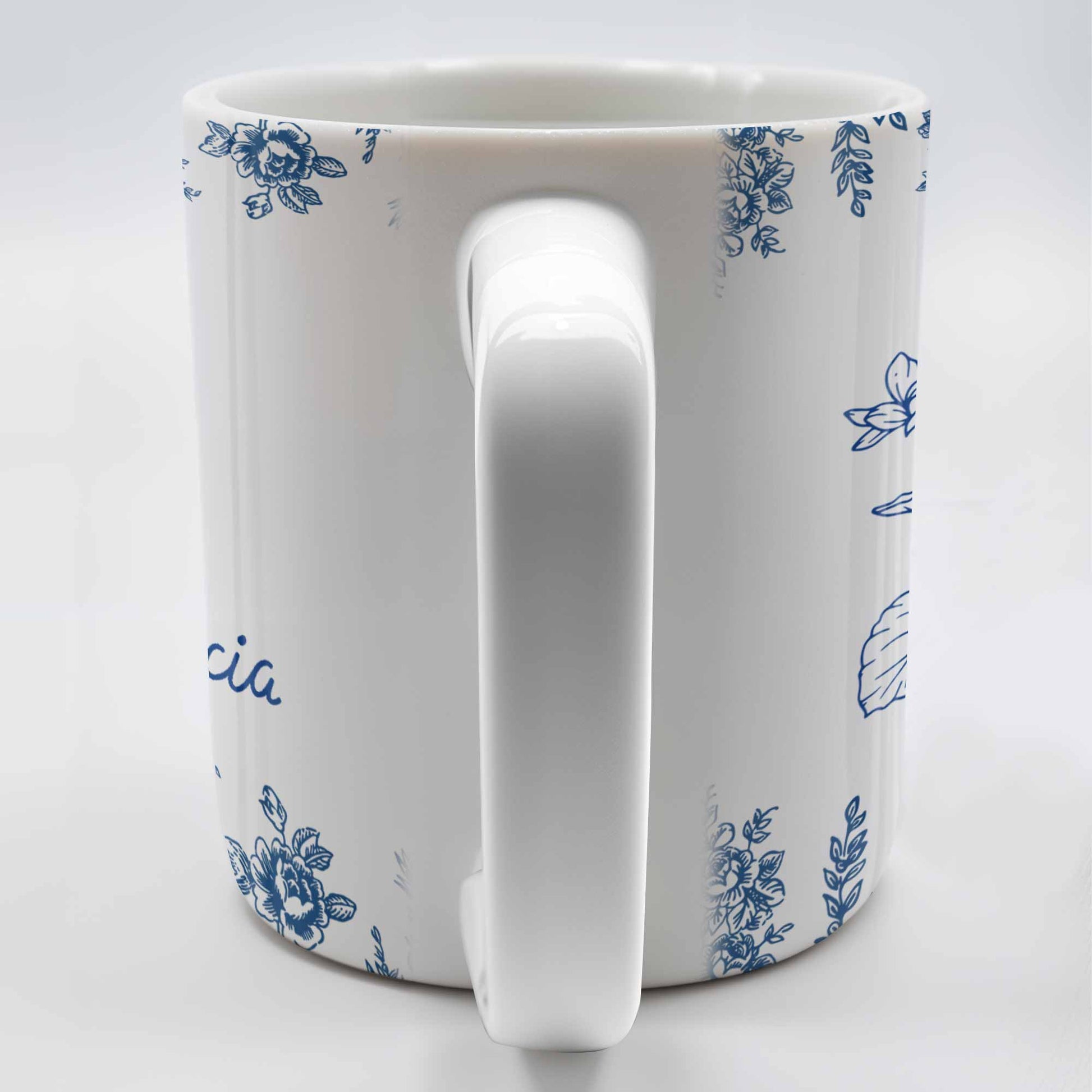 Personalize This Floral Coffee Mug