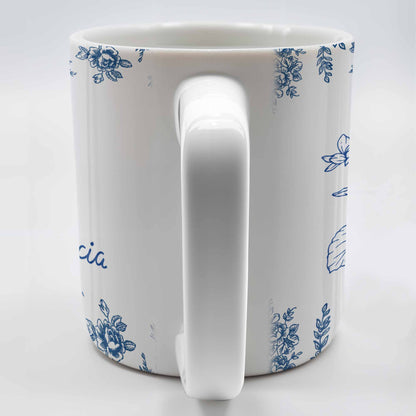 Personalize This Floral Coffee Mug