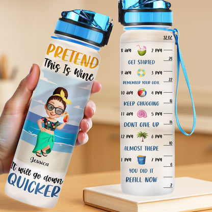 Pretend This Is Wine, It Will Go Down Quicker, Cartoon Character