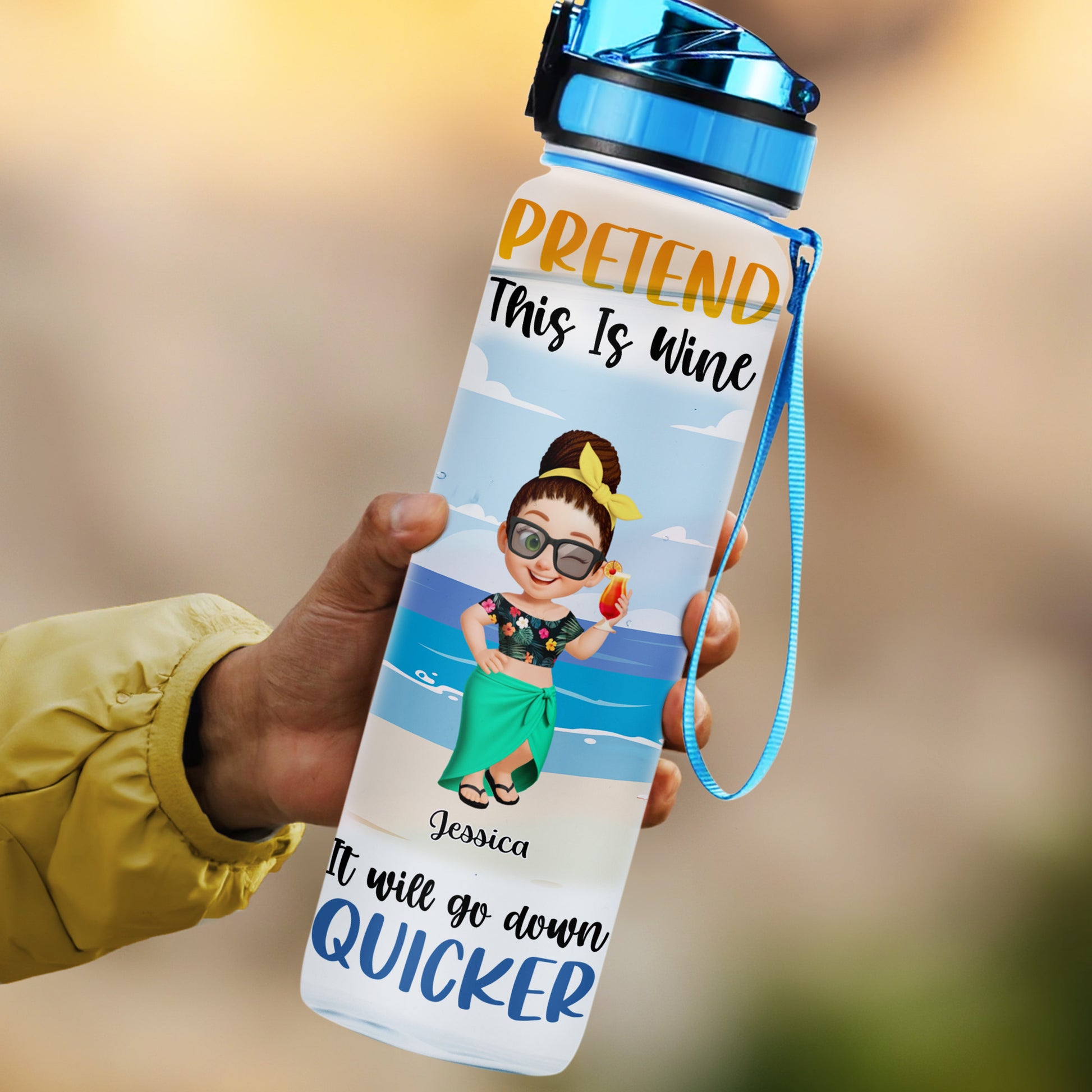 Pretend This Is Wine, It Will Go Down Quicker, Cartoon Character