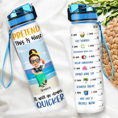 Pretend This Is Wine, It Will Go Down Quicker, Cartoon Character