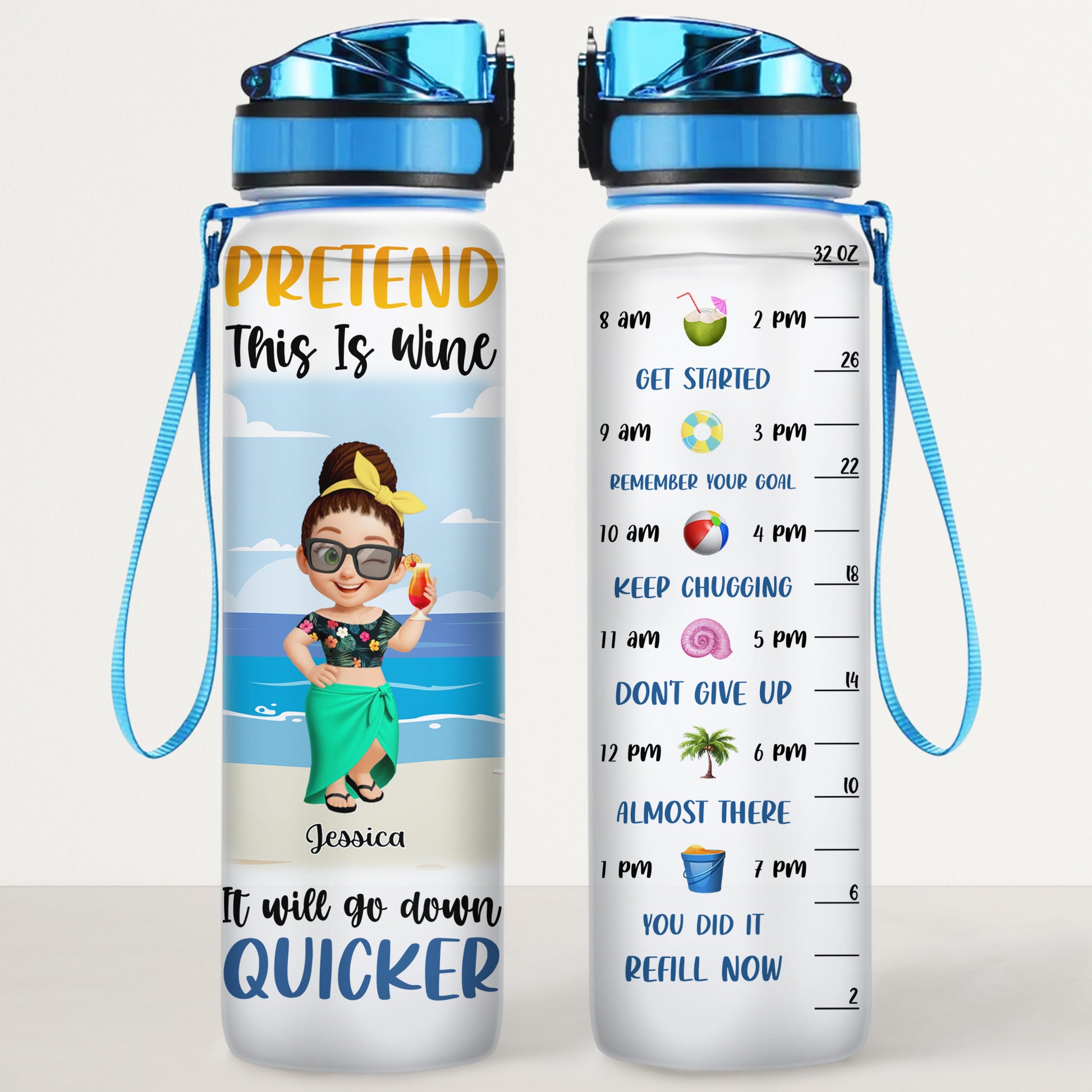 Pretend This Is Wine, It Will Go Down Quicker, Cartoon Character