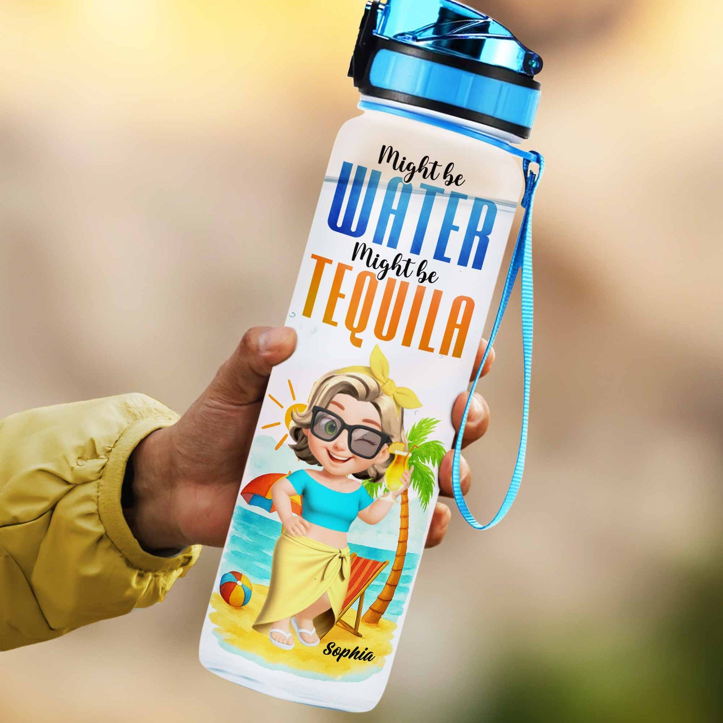 Might Be Water, Might Be Tequila, Beach Vibes Design