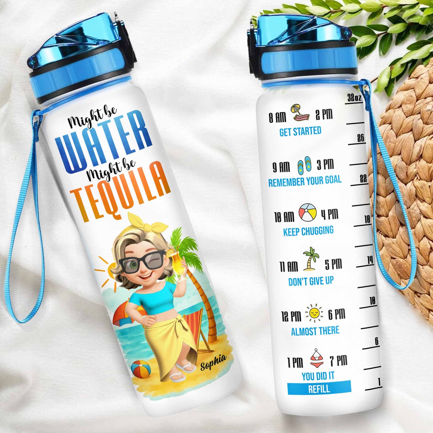 Might Be Water, Might Be Tequila, Beach Vibes Design