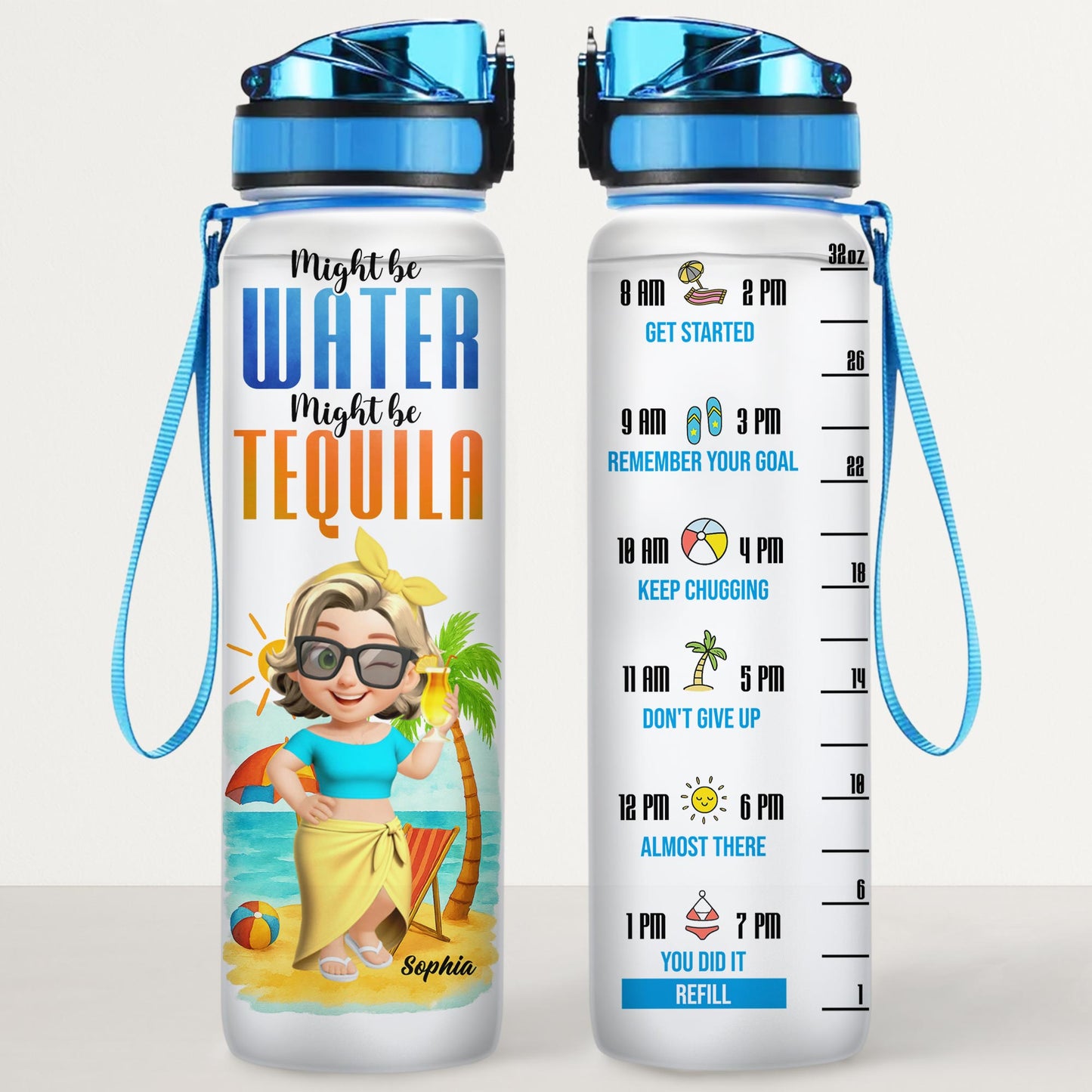 Might Be Water, Might Be Tequila, Beach Vibes Design