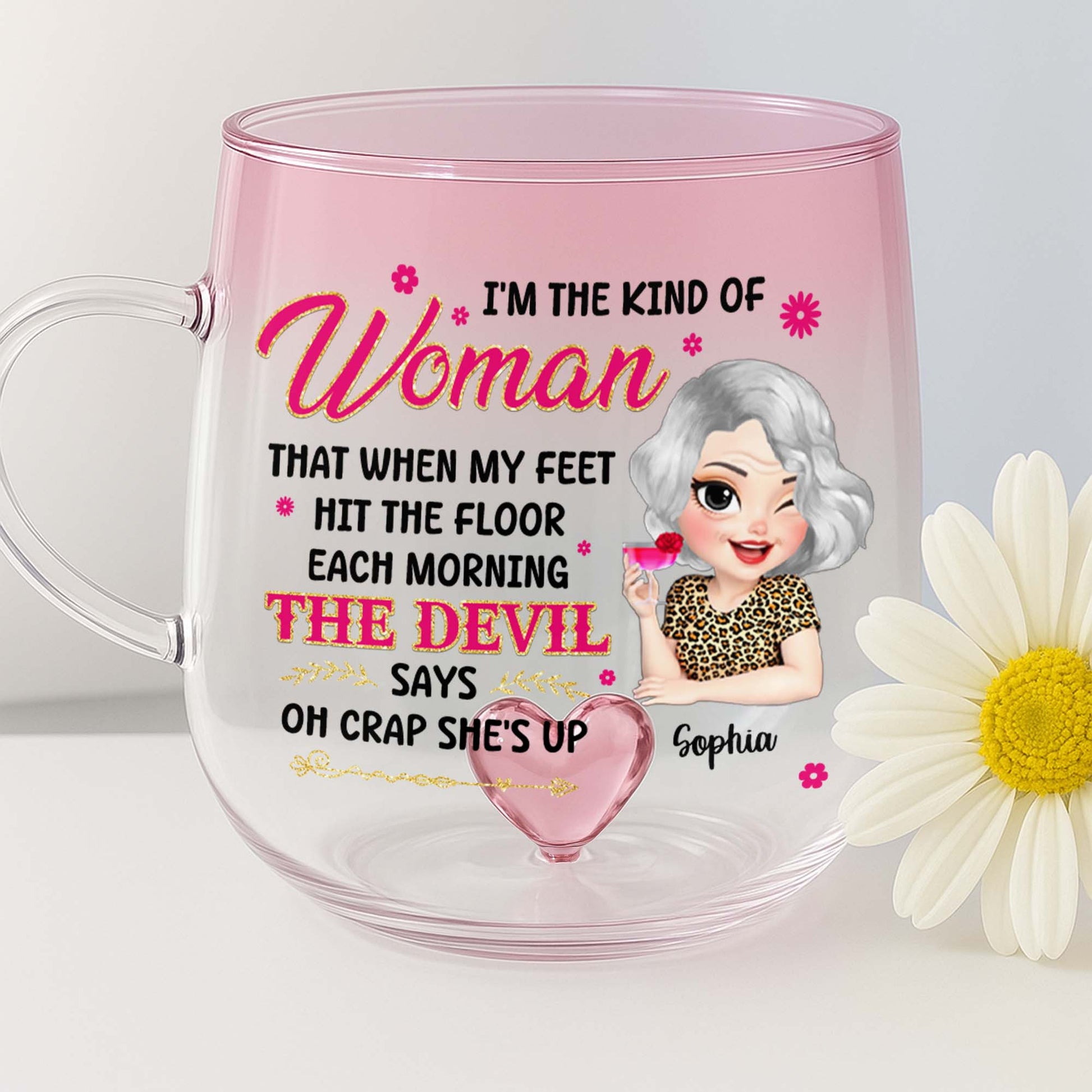 I'm The Kind Of Woman, Woman And Heart Design