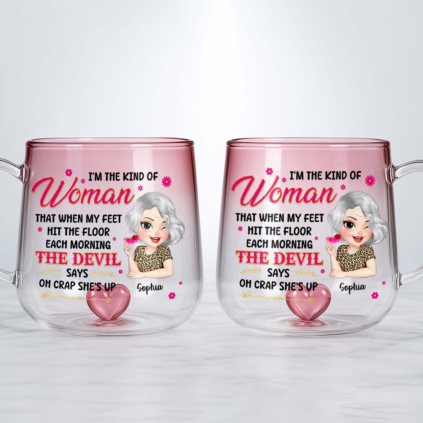 I'm The Kind Of Woman, Woman And Heart Design