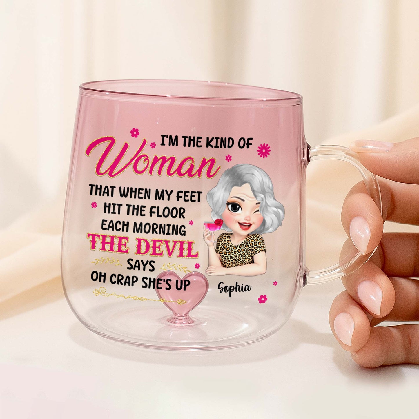 I'm The Kind Of Woman, Woman And Heart Design