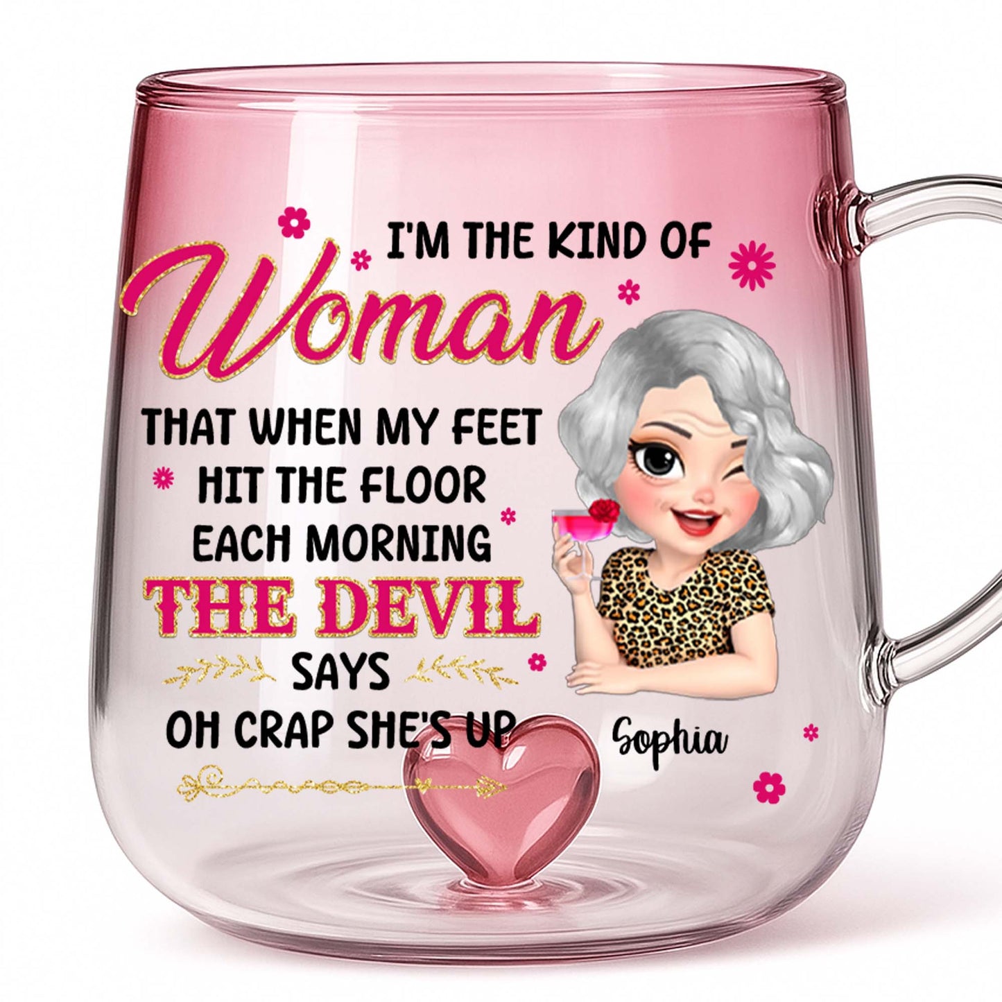 I'm The Kind Of Woman, Woman And Heart Design