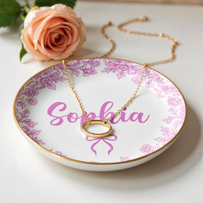 Personalize With Your Special Message, Flowers And Bow