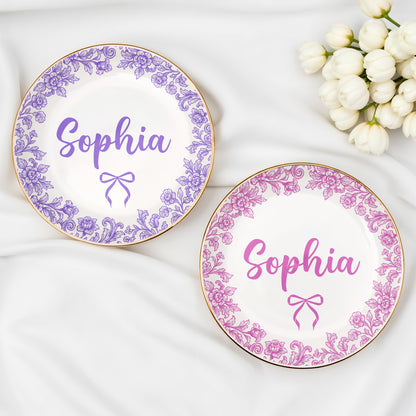 Personalize With Your Special Message, Flowers And Bow