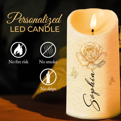 Customize Your Special Moment With Rose And Butterfly