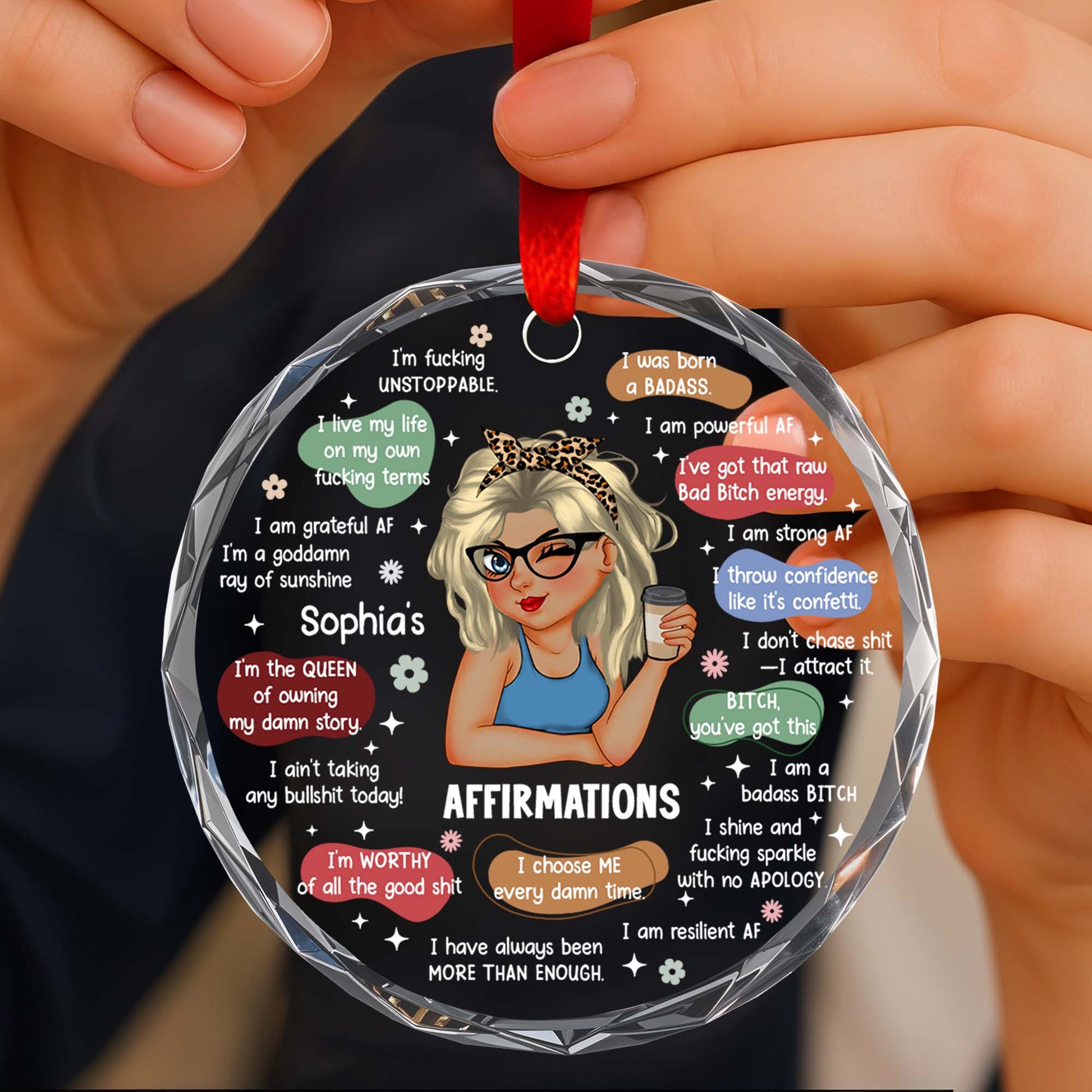 Affirmations For Every Day, Independent Woman With Coffee