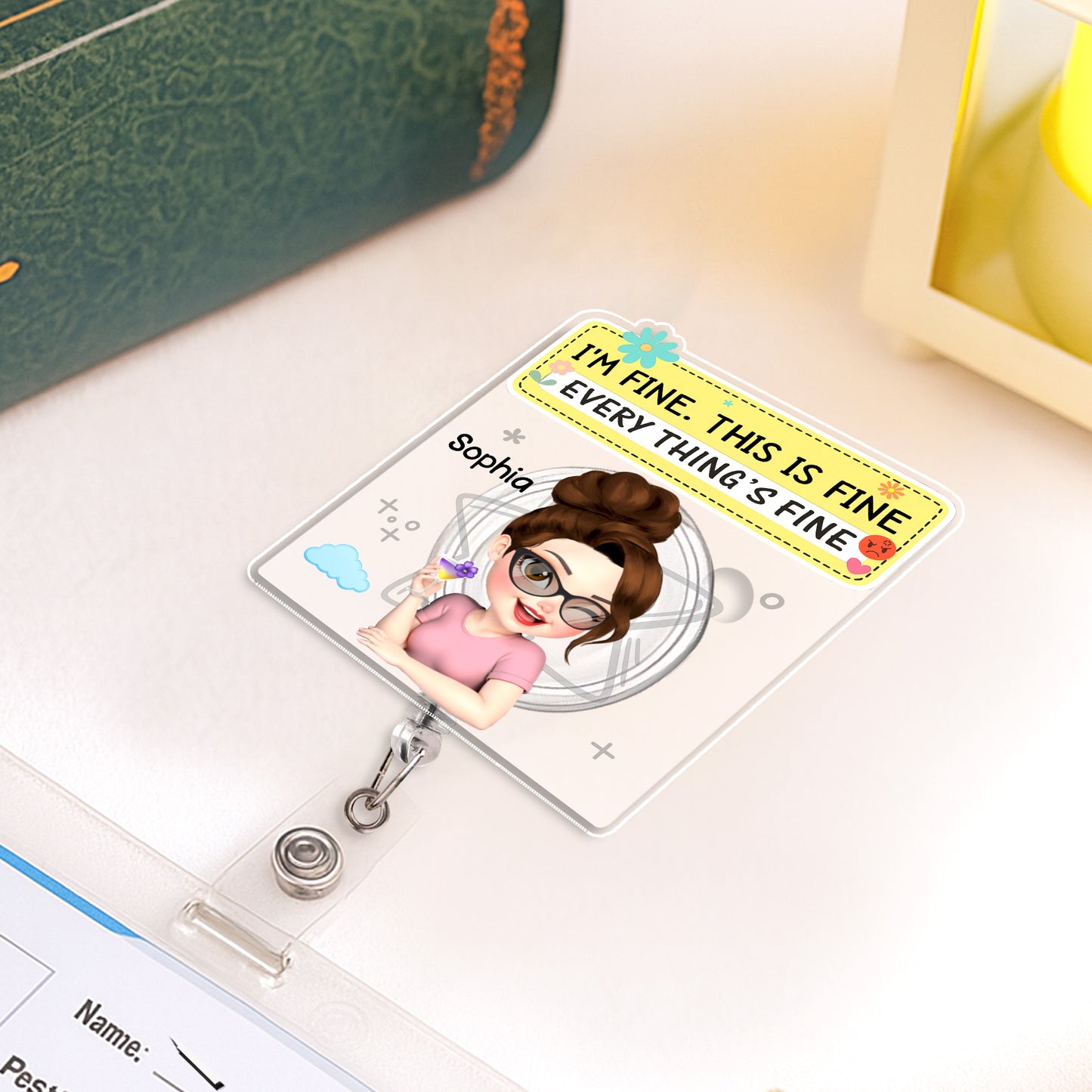 I'm Fine, This Is Fine, Everything's Fine Badge