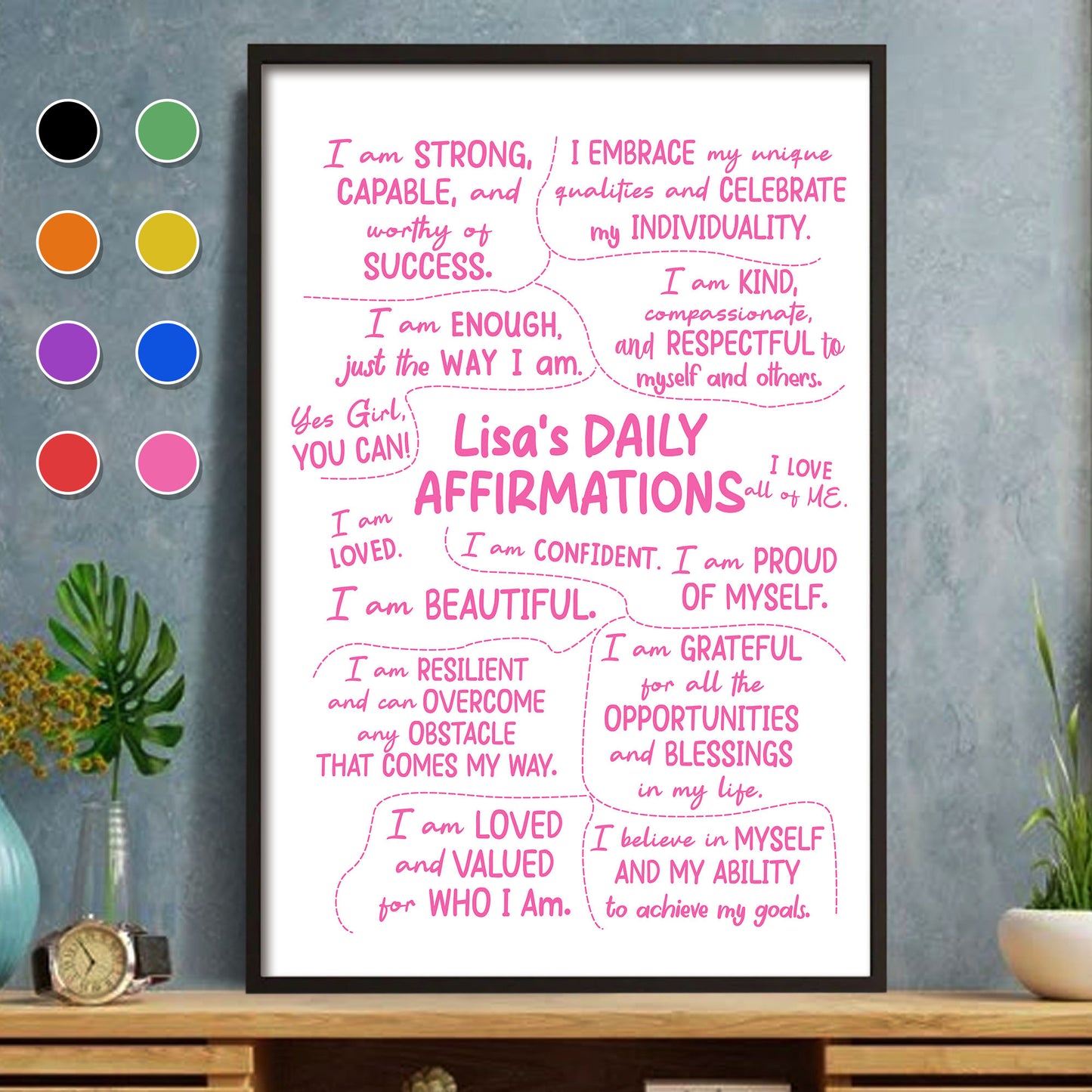 Lisa's Daily Affirmations, Embrace Individuality And Beauty