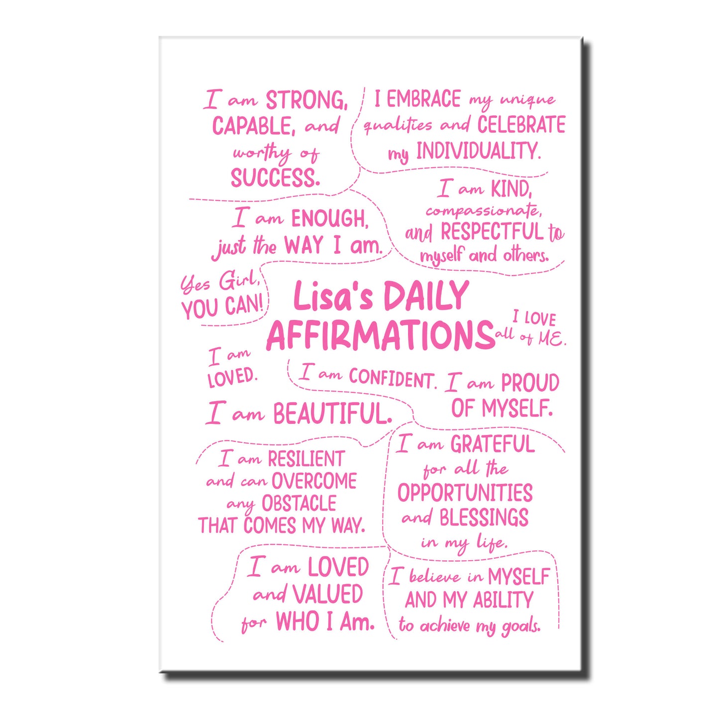 Lisa's Daily Affirmations, Embrace Individuality And Beauty